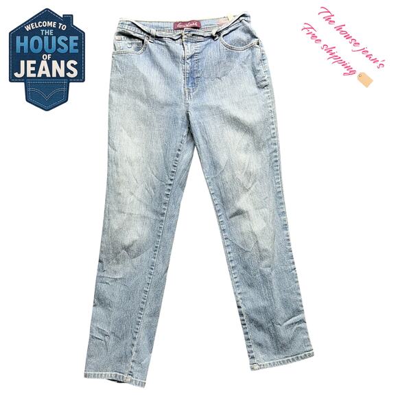 Gloria Vanderbilt Denim - Gloria Vanderbilt Amanda Jeans Women’s Size 10 Classic Tapered Leg Light Wash
